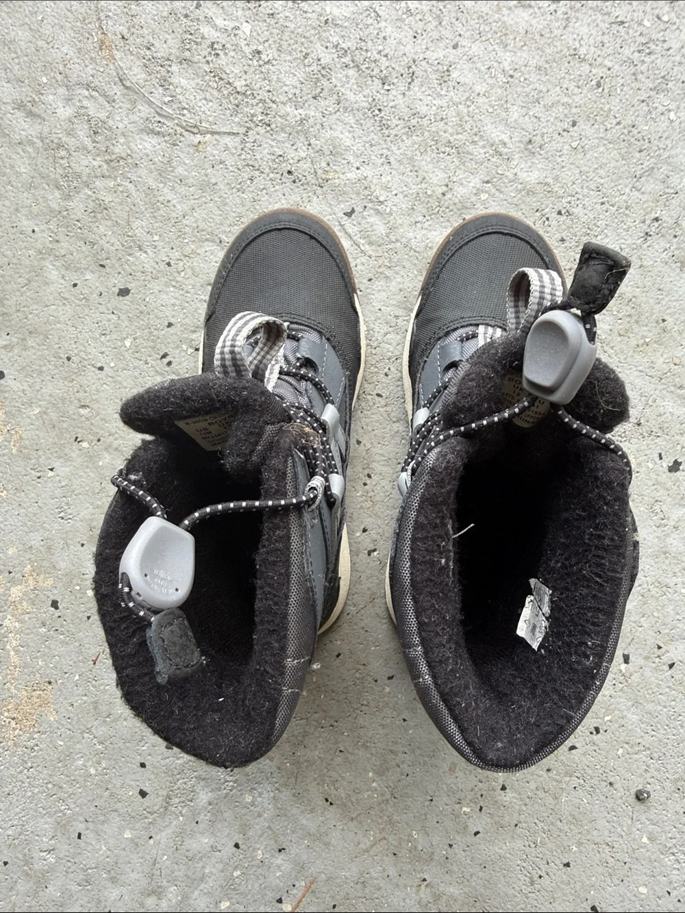 Merrell Gray, Black & Brown Insulated Lace-Up Snow Boots